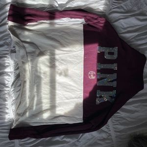 pink pullover